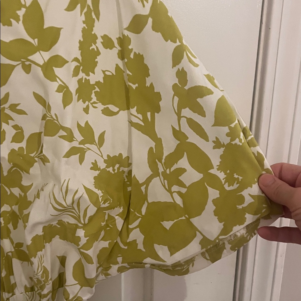 Ann Taylor Yellow Floral Midi Dress - Picture 5 of 6